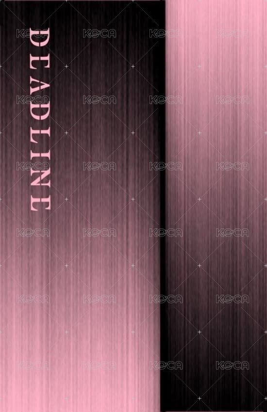 DEADLINE BLACK 專輯卡  背面