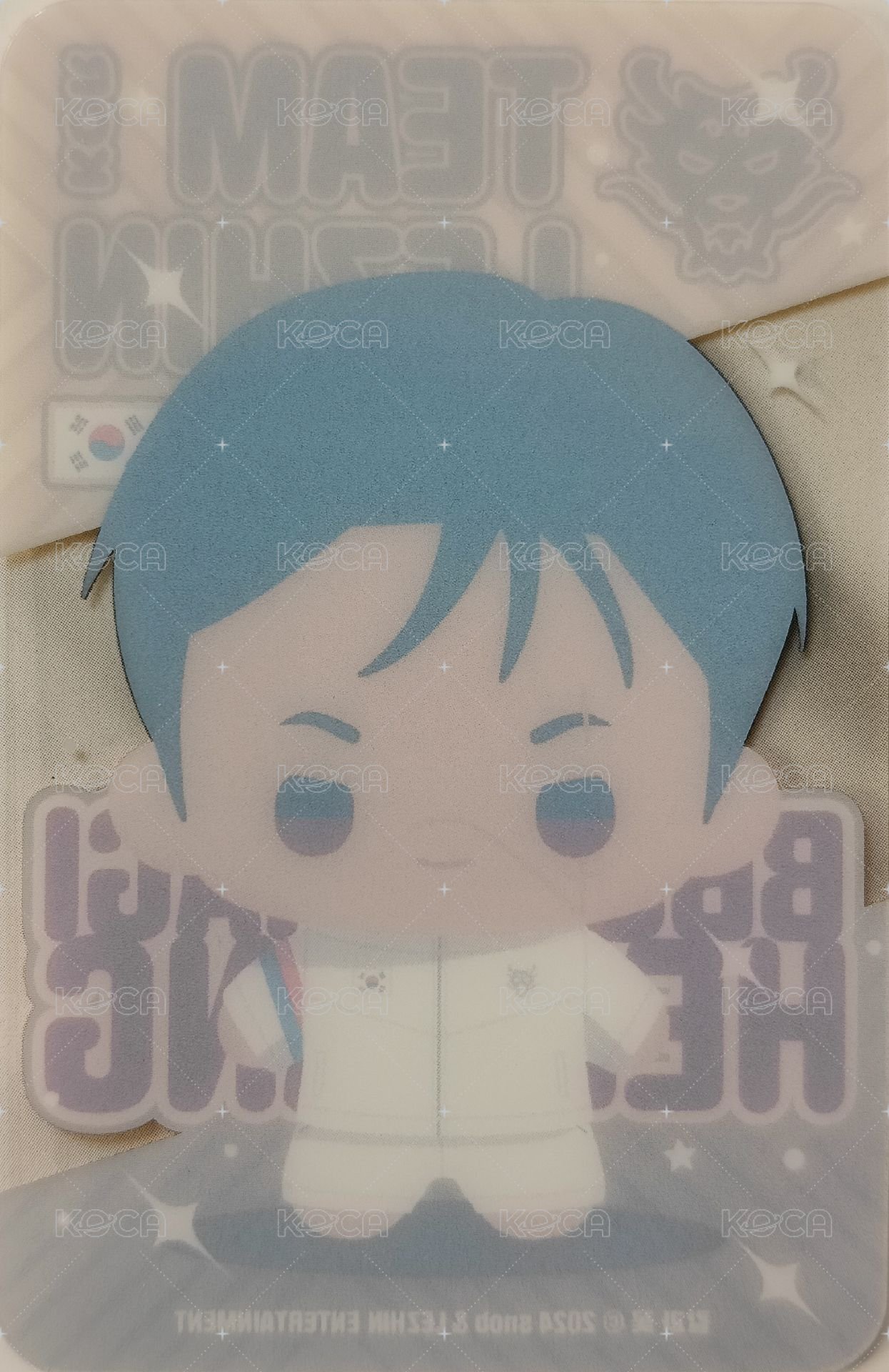 2024 TEAM LEZHIN JMEESHOP 韓國限定 入場卡 / 場限卡 透卡 背面