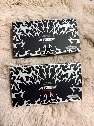 ❤️‍🔥fanplday 指甲貼 2組出 CURED GEL NAIL STICKER 🩶🖤無卡🏴‍☠️