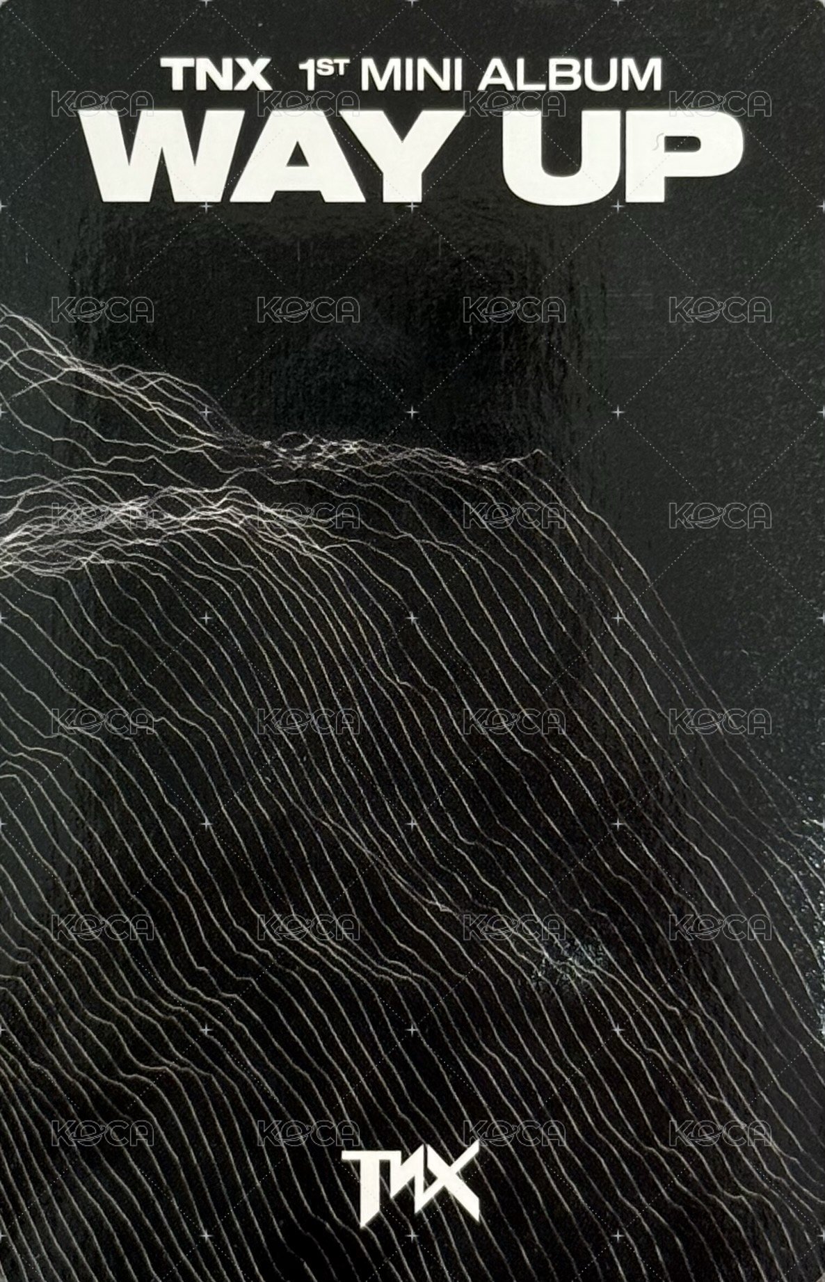 1st MINI ALBUM 【WAY UP】 專輯卡  背面