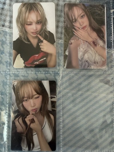 LE SSERAFIM小盤 會附一本卡冊