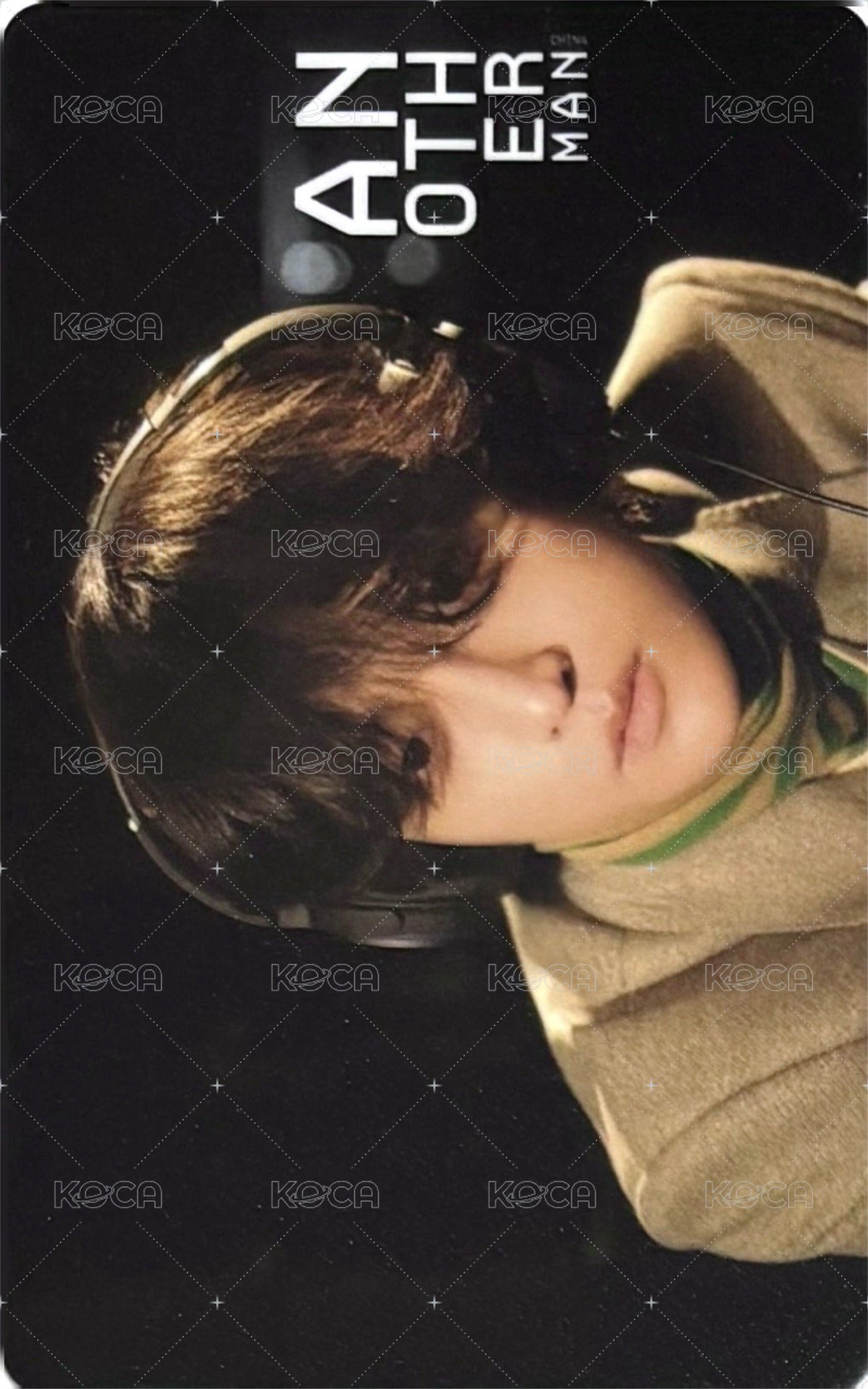 Another Man 雜誌卡  背面