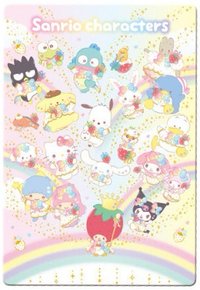 BANDAI 隨機卡 三麗鷗威化餅卡第10彈 No.21 全家福