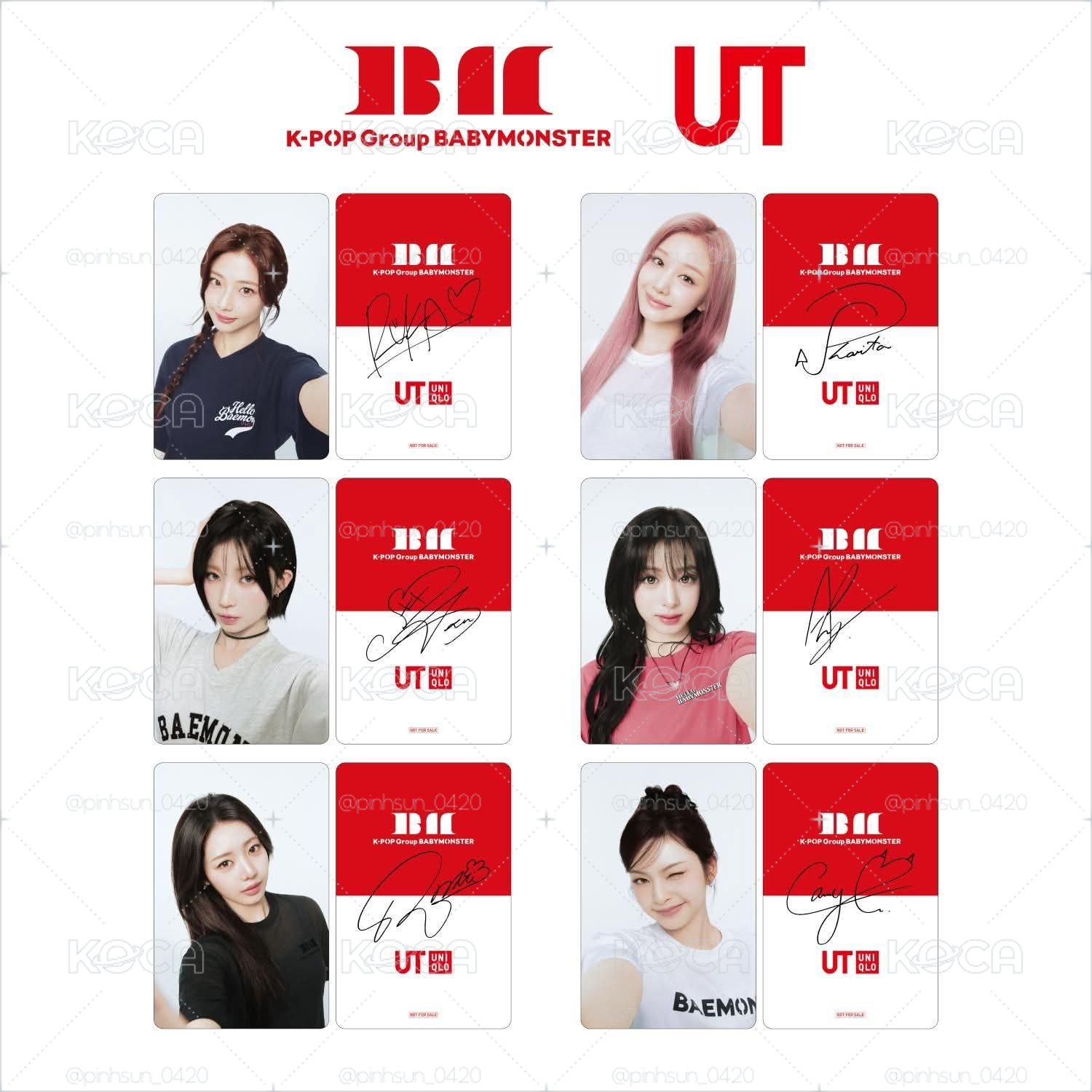 Uniqlo聯名小卡一套（未拆）