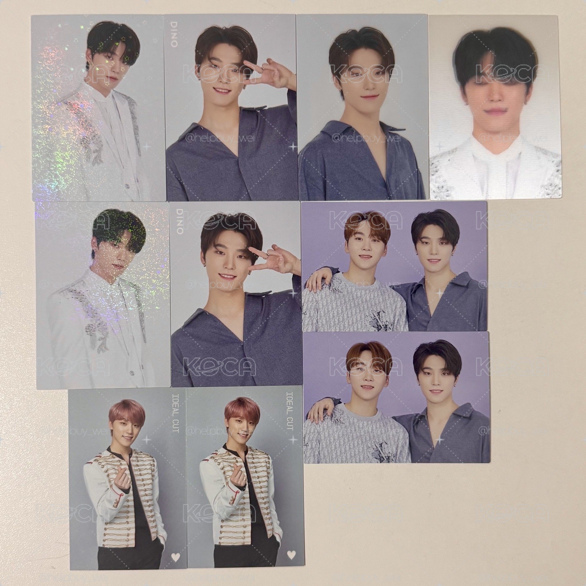 seventeen Dino 2016-2020官方小卡盤