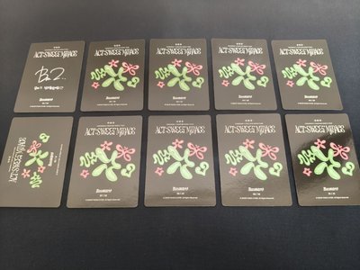 TXT ACT : SWEET MIRAGE 周邊 小卡 杋圭 圖上十張一起售