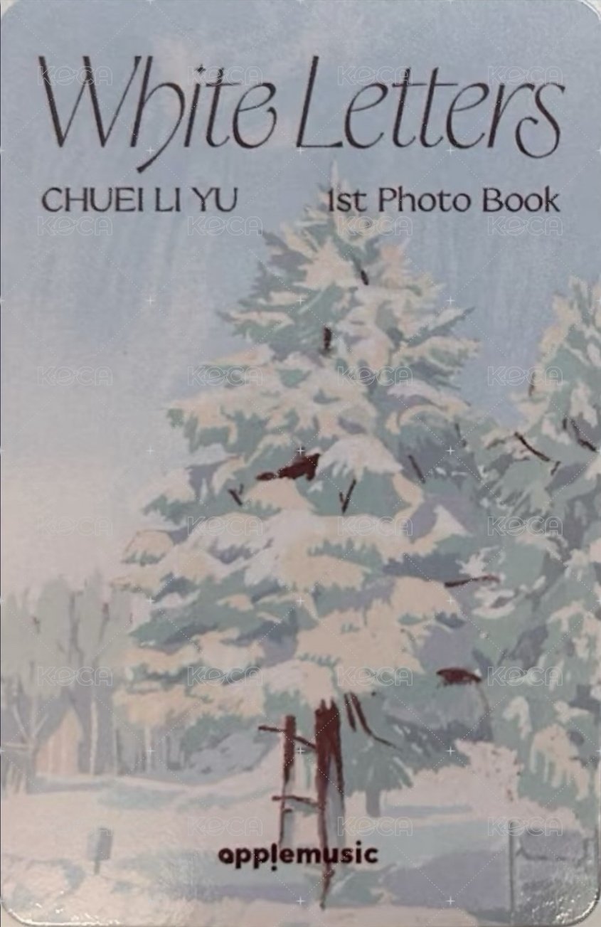 1st 寫真書 am 線下 簽售卡  背面