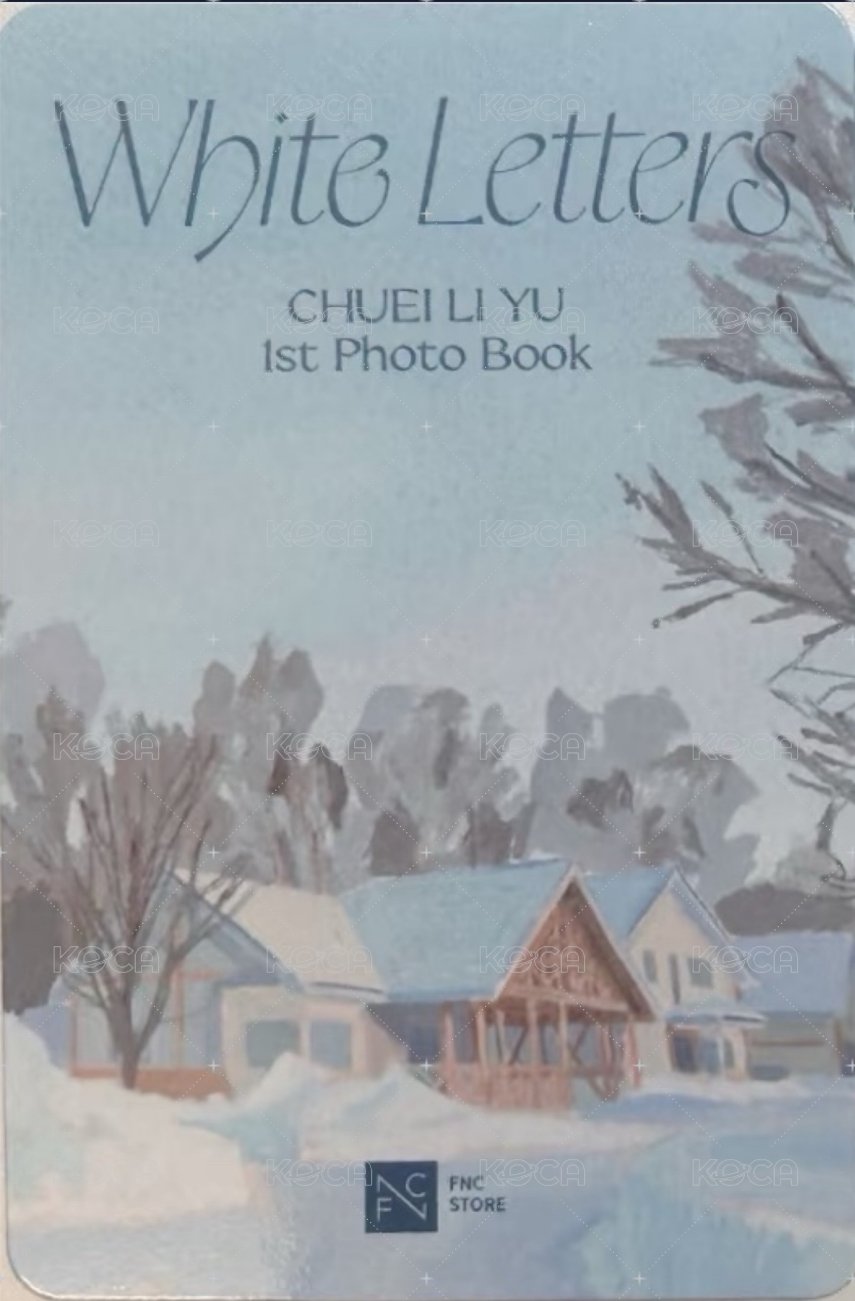 1st 寫真書 fnc 線下 簽售卡  背面