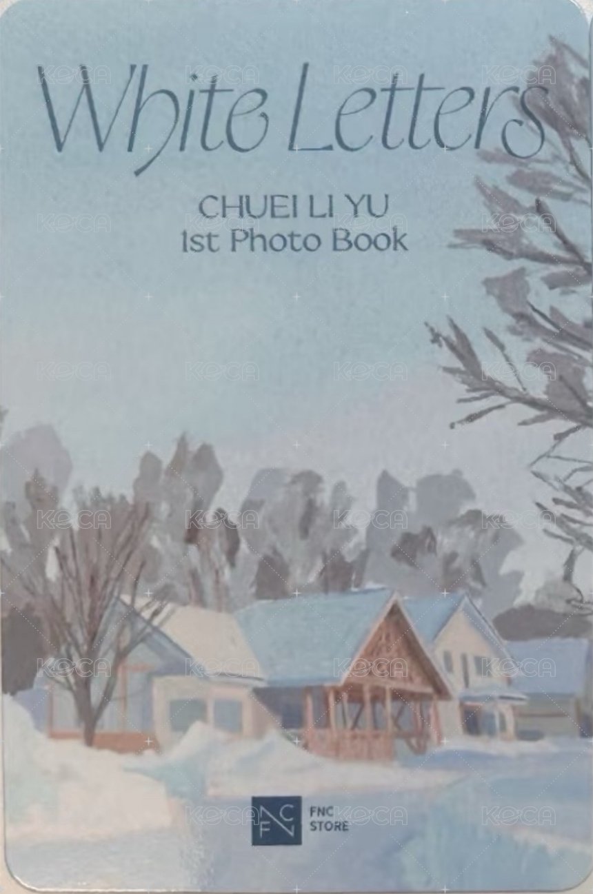 1st 寫真書 fnc 線下 簽售卡  背面