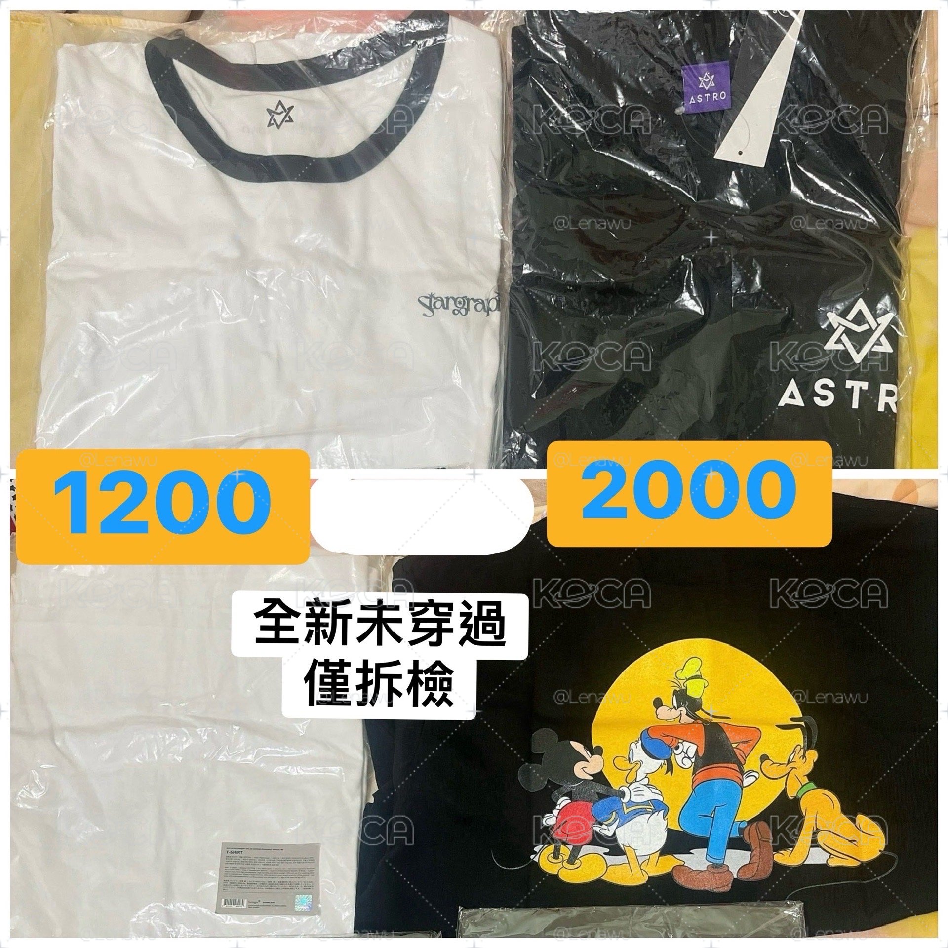 ASTRO Stargraphy T-shirt / ASTROxDisney T-shirt、收納包、壓克力吊飾