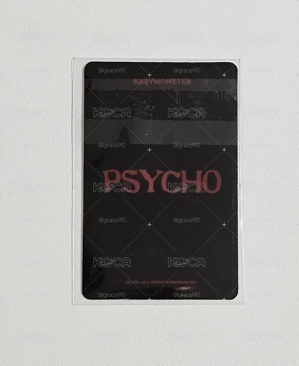 PSYCHO毛球吊飾卡 柒