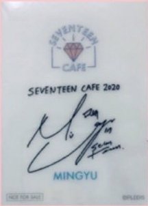 20’CAFE ver1 入場卡 / 場限卡  背面