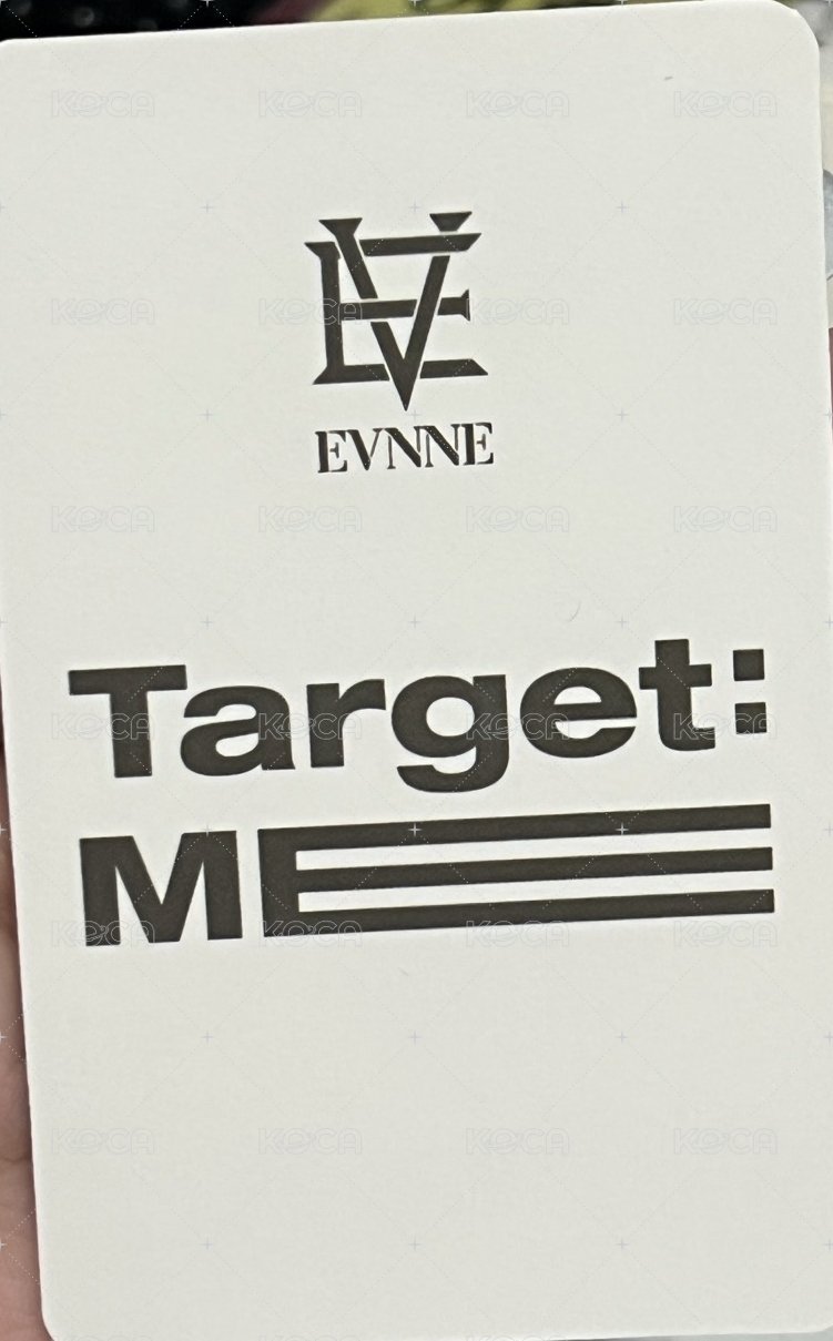 Target: ME ia 線上簽售 特典卡 緞帶ver. 背面