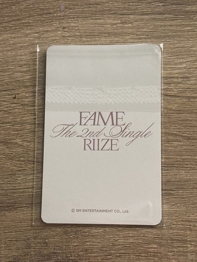 fame 展會香水卡