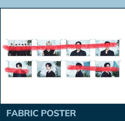 朴成訓 WTL IN JAPAN- SUMMER EDITION快閃店 掛幅