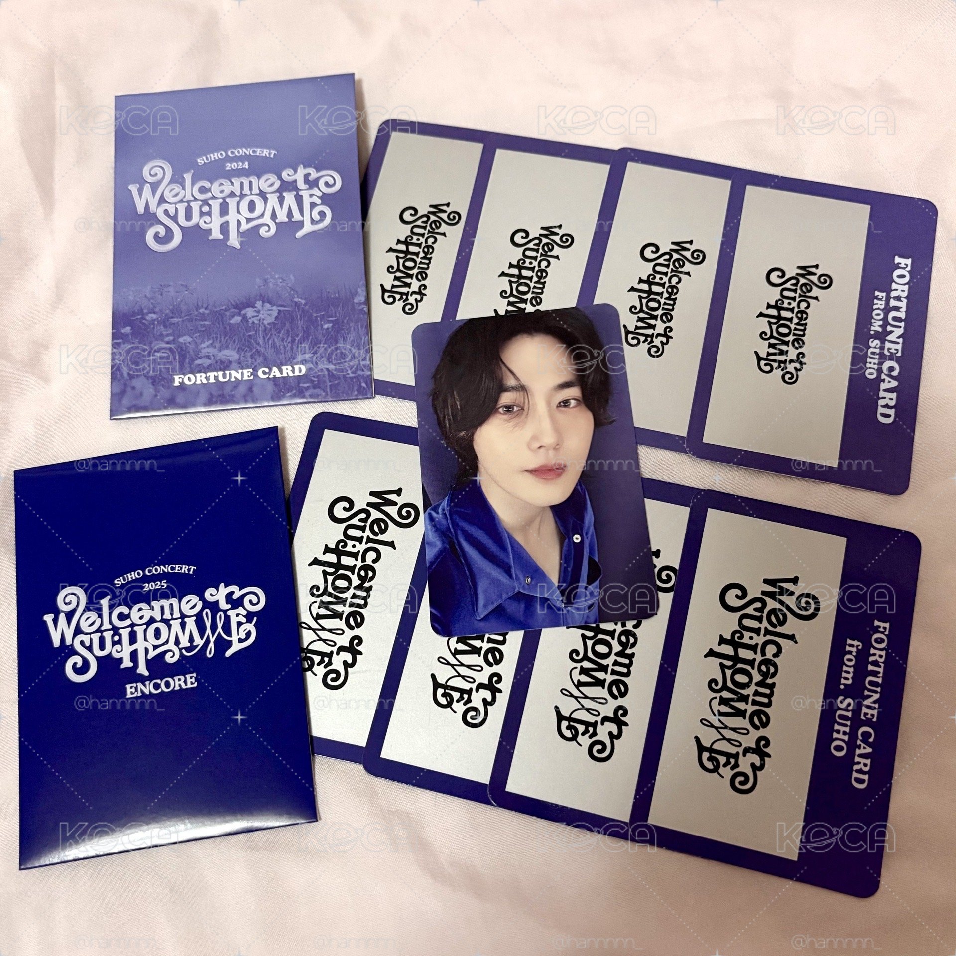 SUHO 俊勉 一巡 隨機卡🏠💙圖上一組售