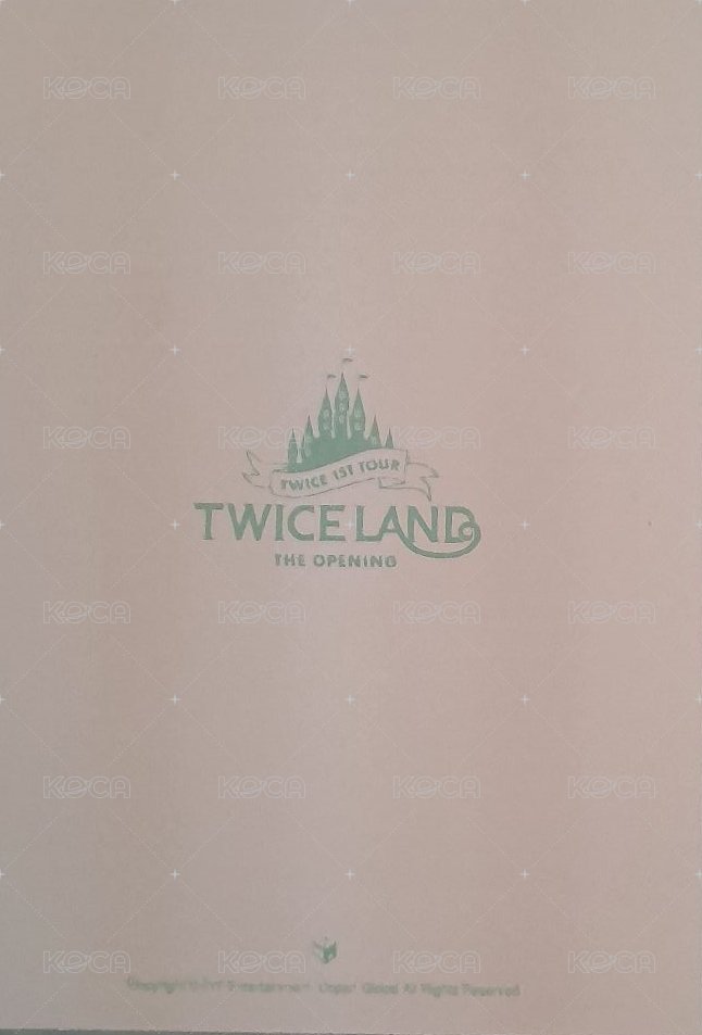 一巡 明信片  背面