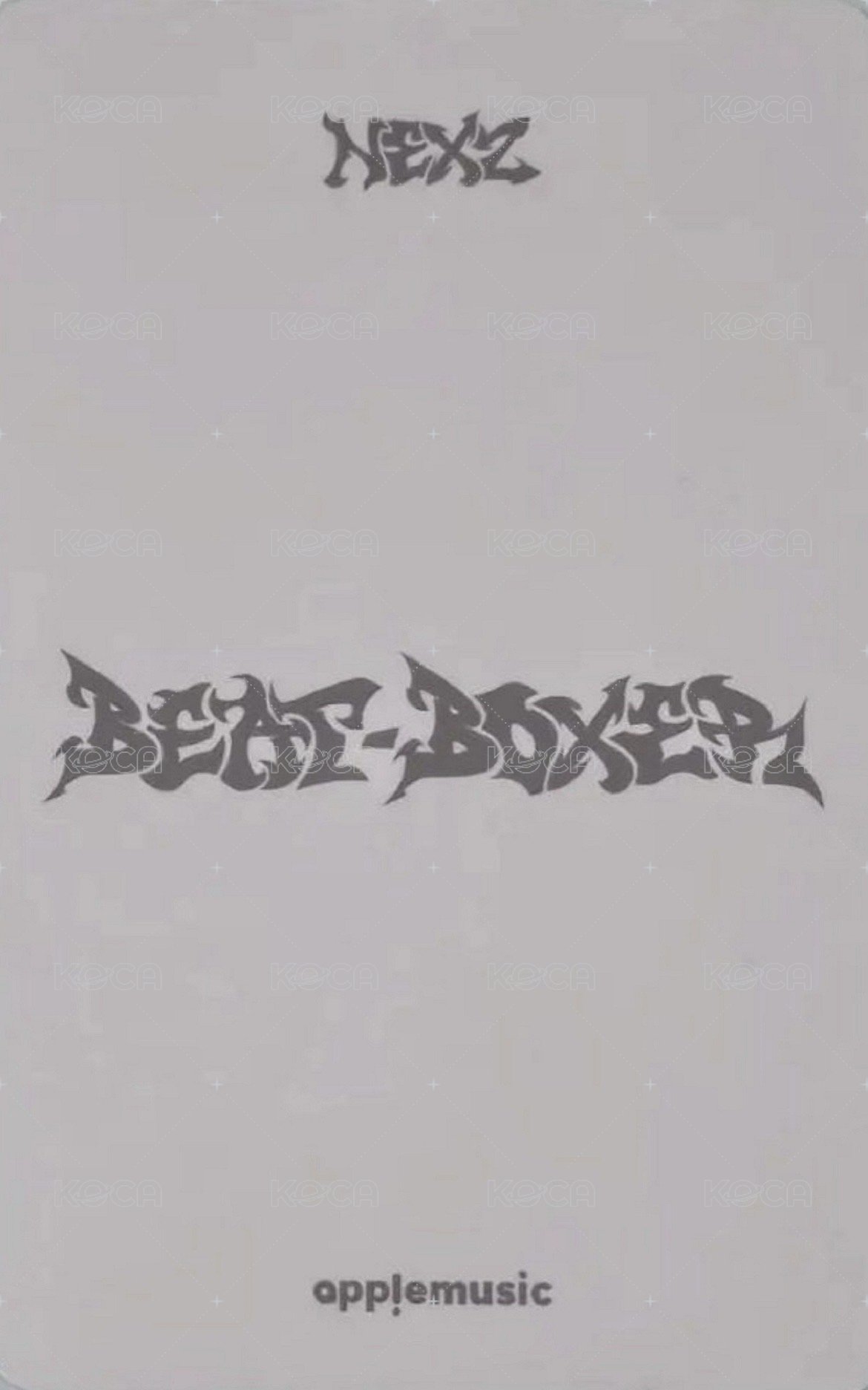 迷三 am 幸運卡  背面