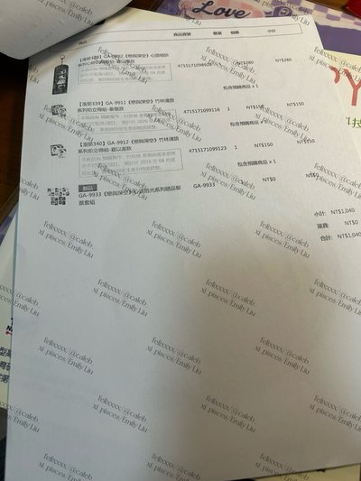 沈星回資料夾、曼迪預購秦徹周邊