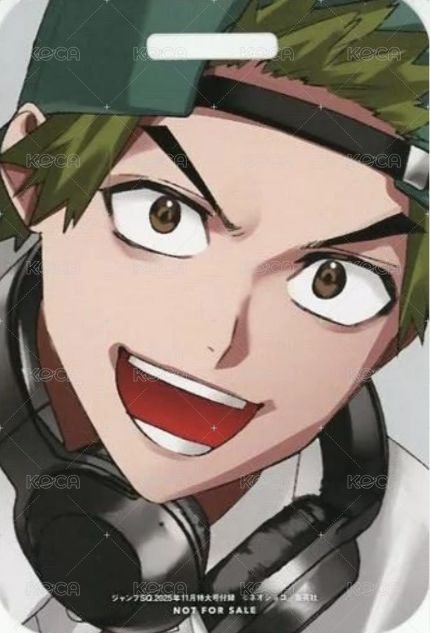 JS 雜誌卡 SQ 2025年11月號附錄 識別證風雙面卡 背面