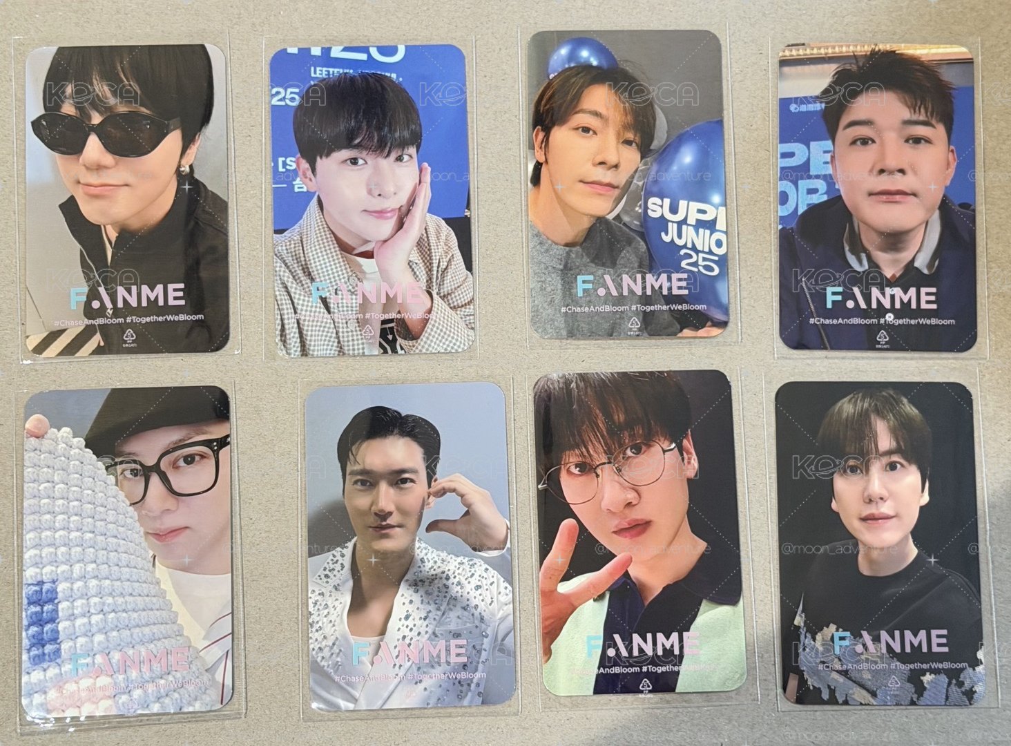 SJ fanme 台北簽售卡 希澈藝聲神童銀赫東海始源厲旭圭賢