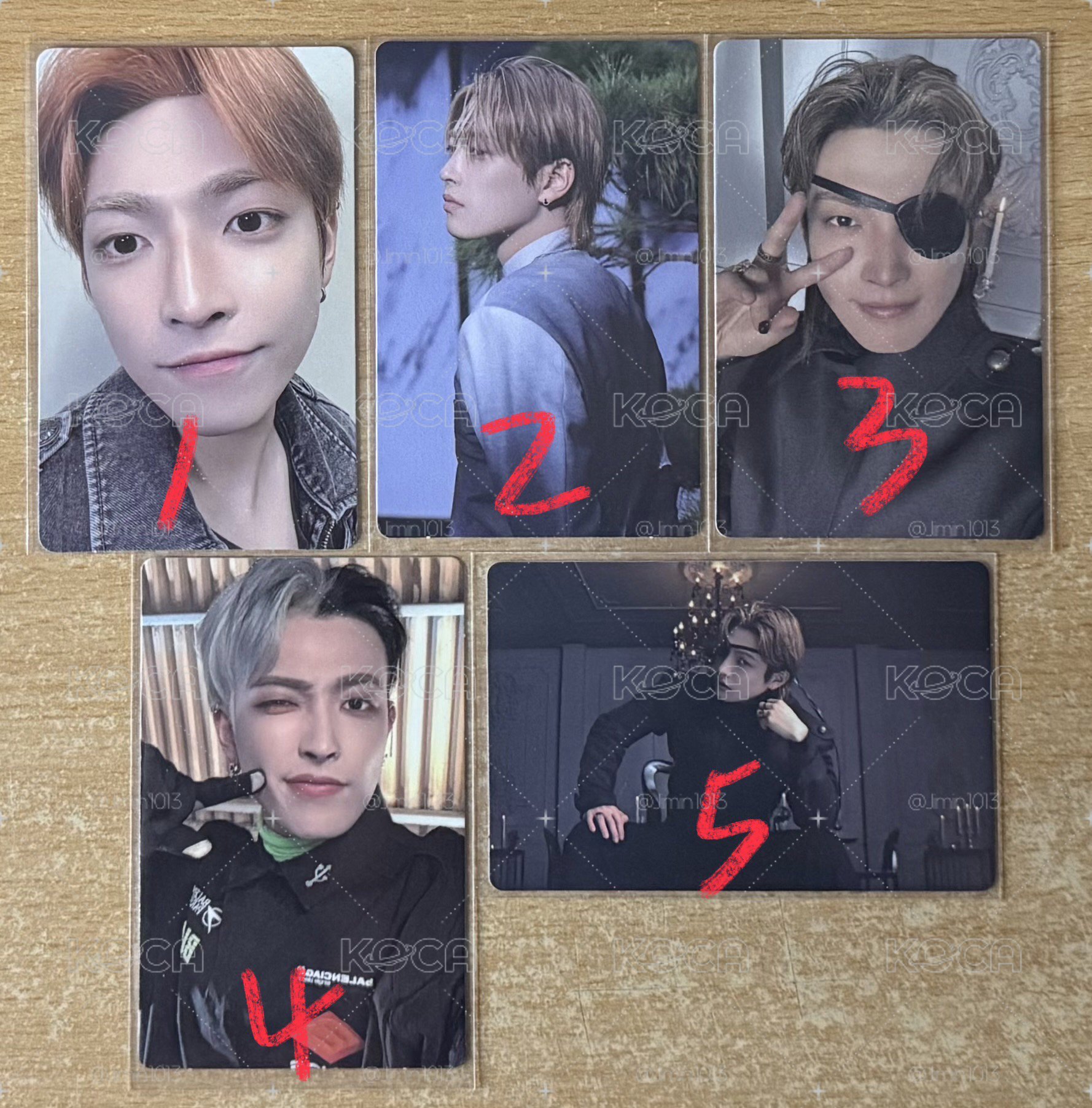 Ateez 弘中小卡
