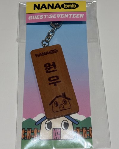 SVT Holiday 圓佑小扇 姓名Pins NANA bnb 木牌