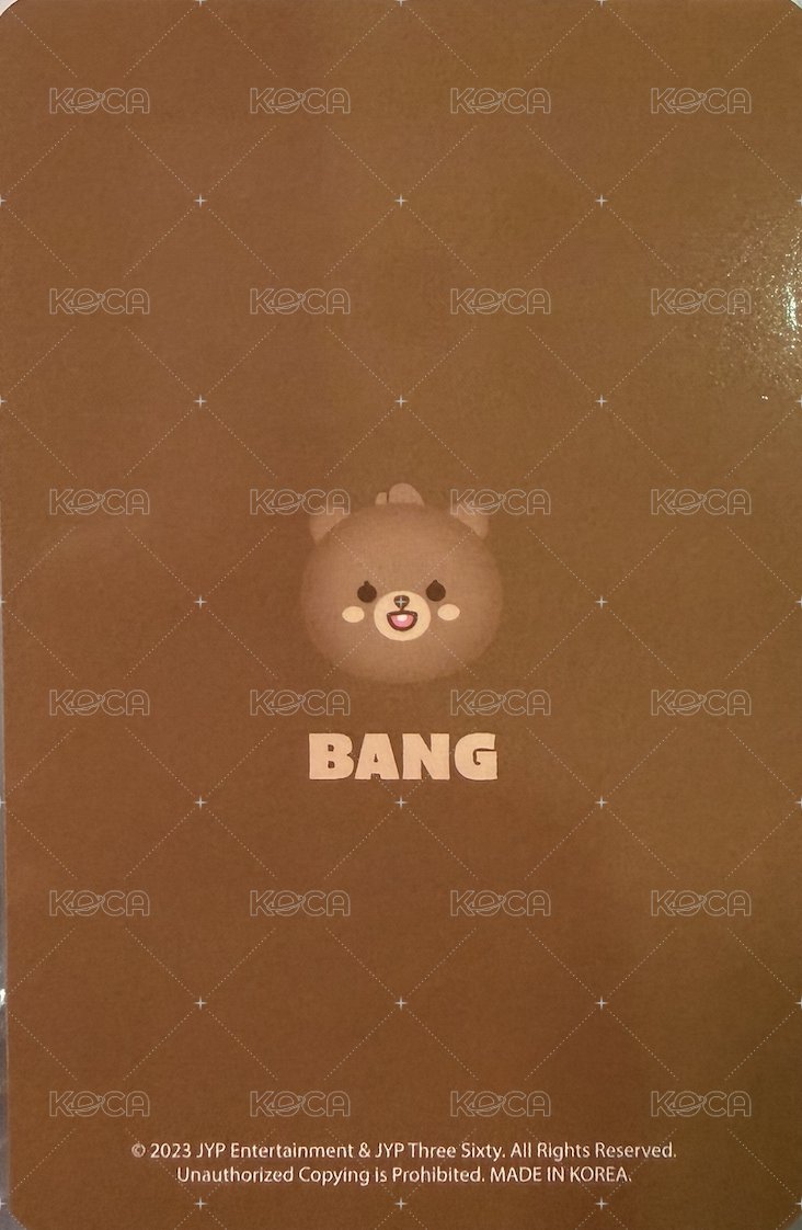 23聖誕控 PVC卡套 周邊卡  背面