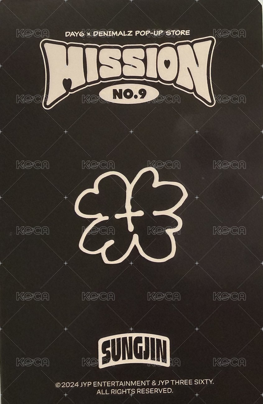 MISSION No.9 仁川線下 滿額卡  背面