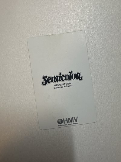 SEVENTEEN 特別二 HMV特典卡 淨漢