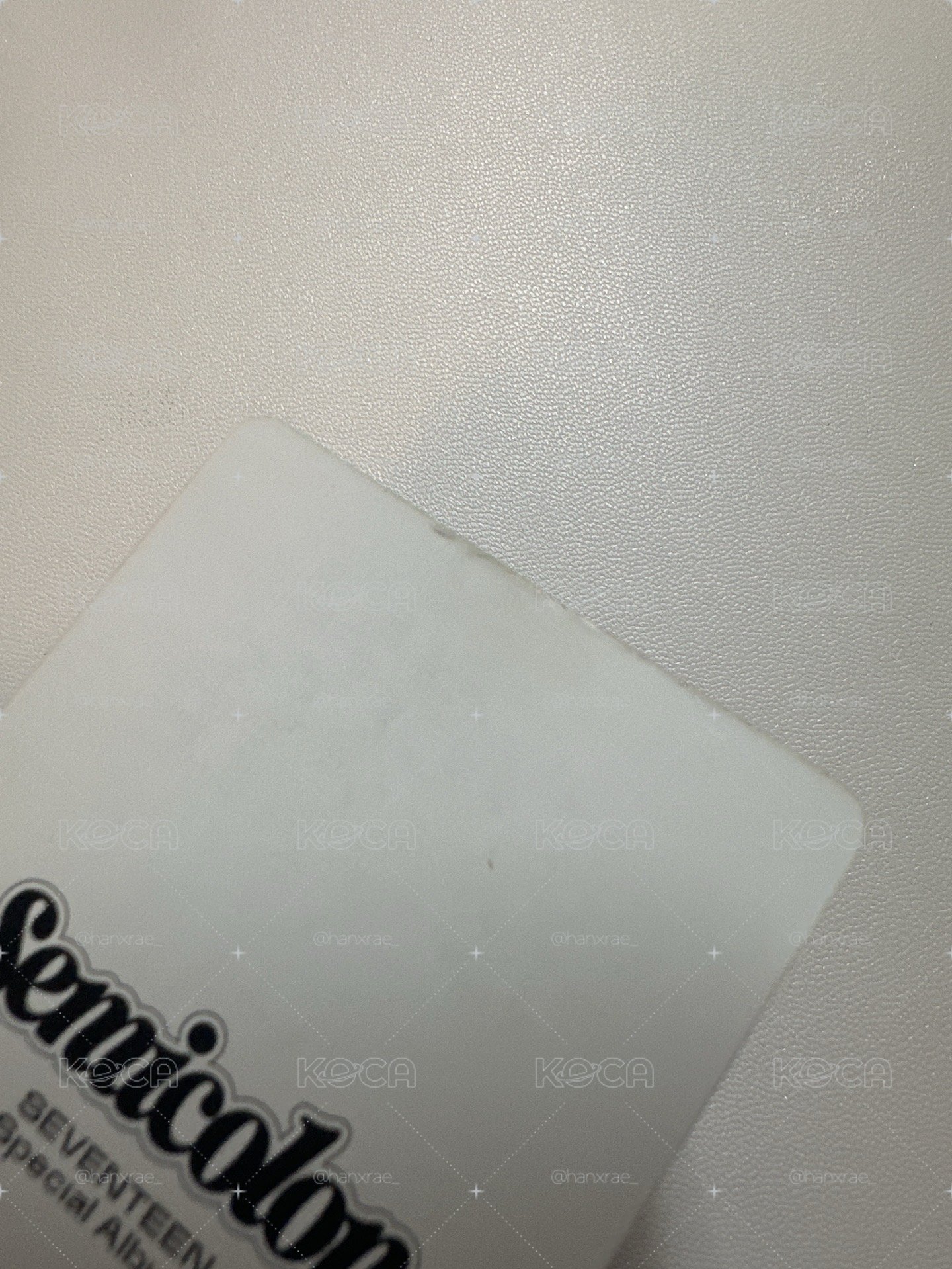 SEVENTEEN 特別二 HMV特典卡 淨漢