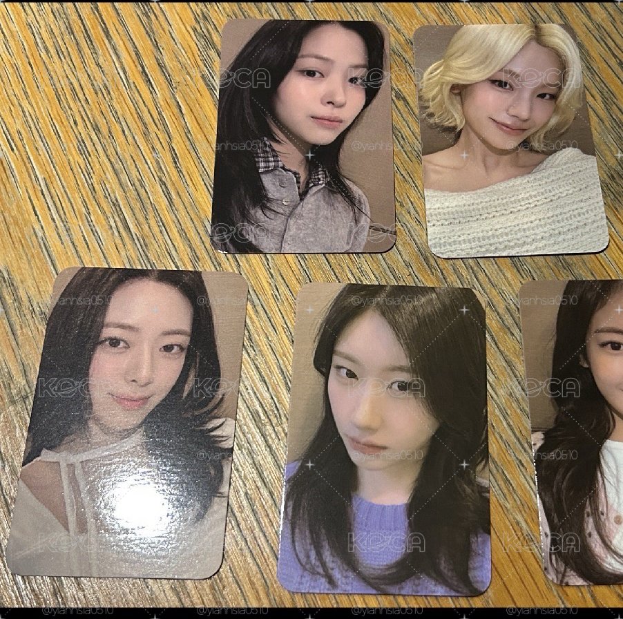 itzy 拼盤出場卡