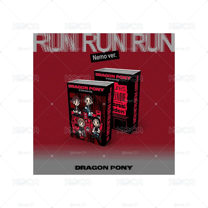  Dragon Pony ' RUN RUN RUN ' 迷你三輯 WVS通路 NEMO專