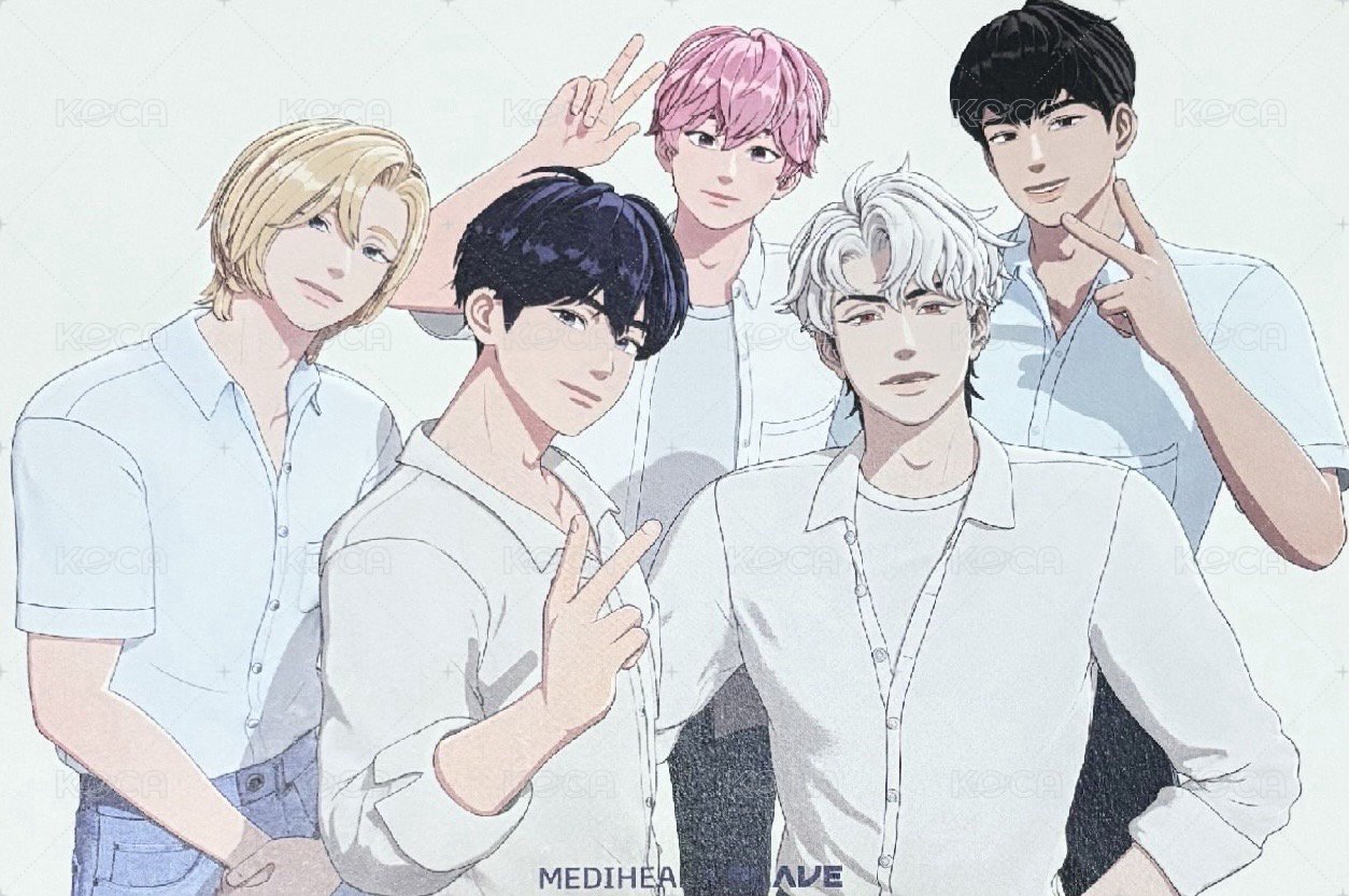 mediheal 明信片  背面