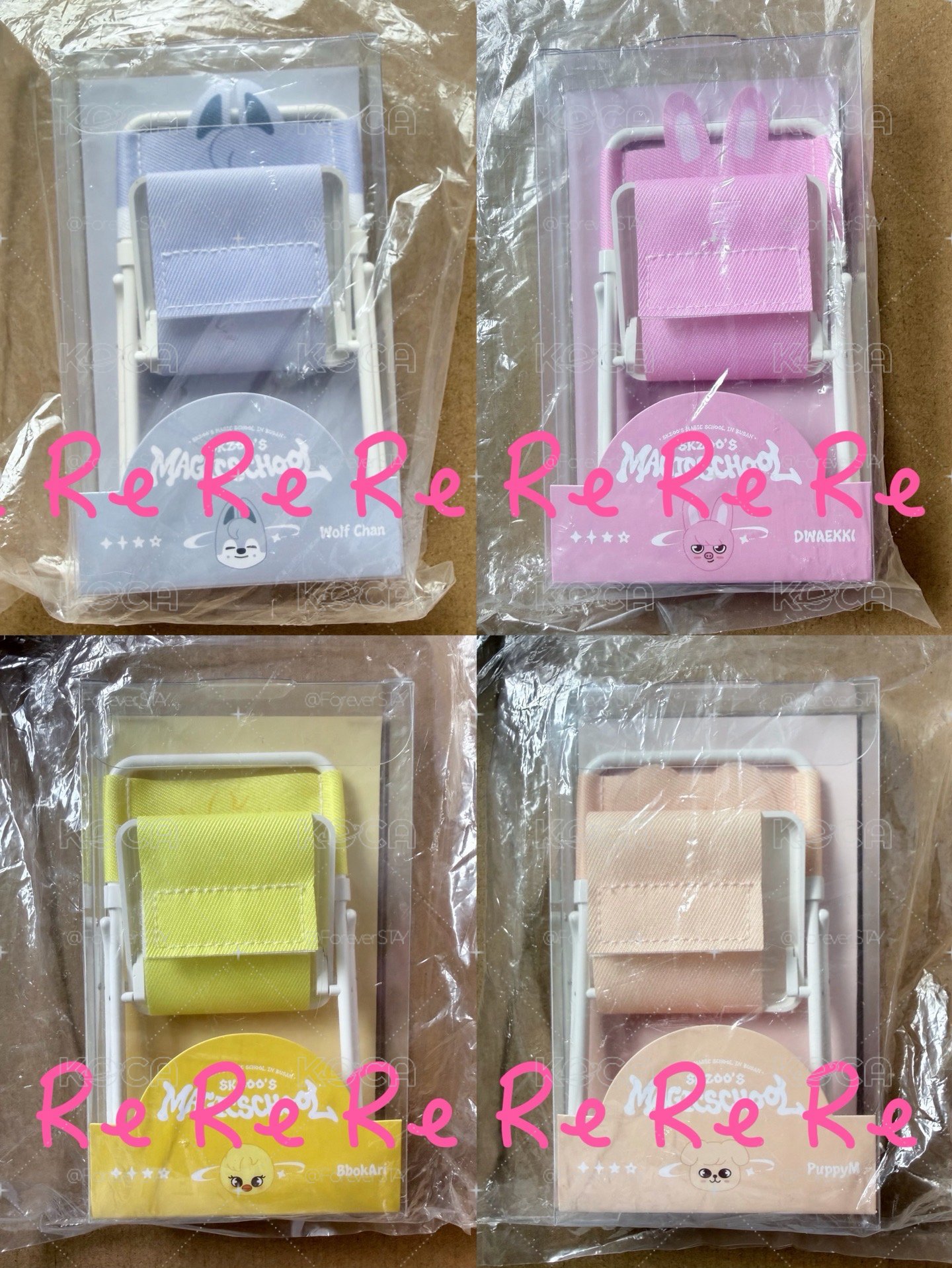 4th FM 釜山快閃店 10cm娃用小椅子（無附卡）