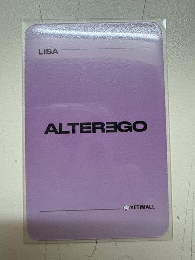 ALTEREGO yeti 幸運卡 PB ver