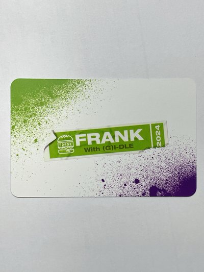 Frank Burger  代言卡*2