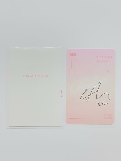 Klower Pandor記憶香氛 代言卡 舒華香水