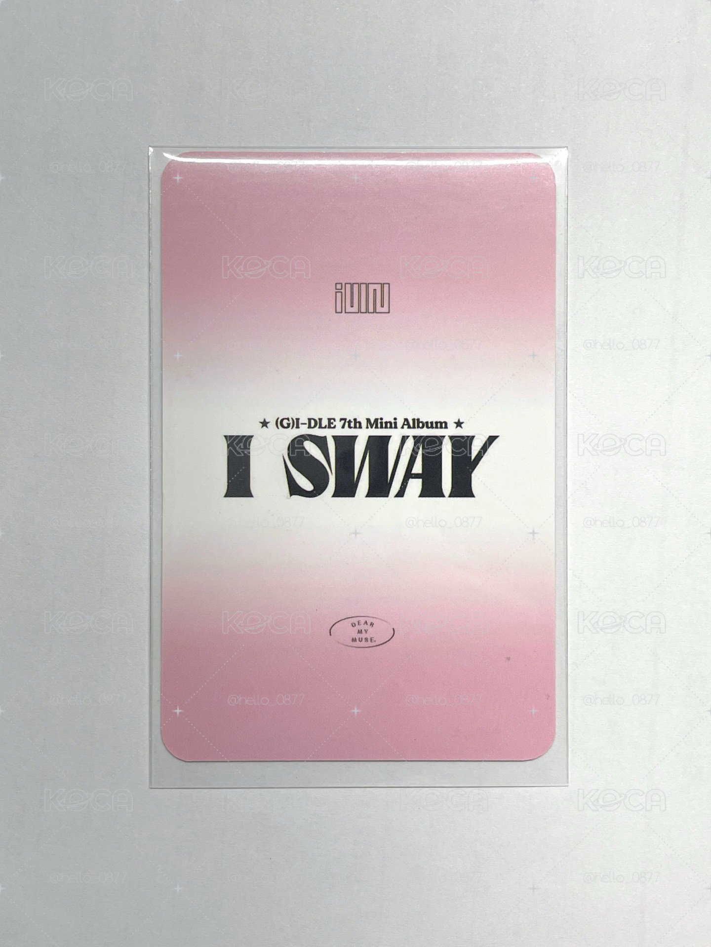 I SWAY dmm 1.0 特典卡 捲餅 雙人卡 分隊