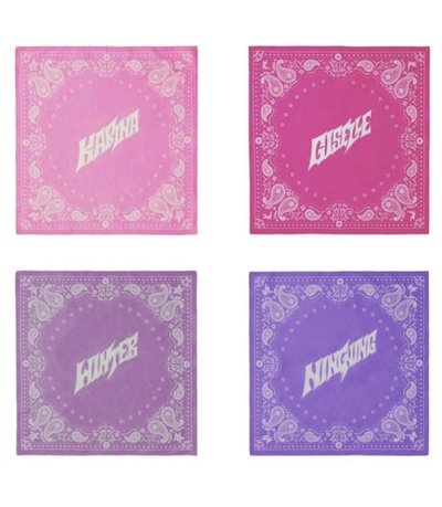 （預購）aespa 蛋巡方巾