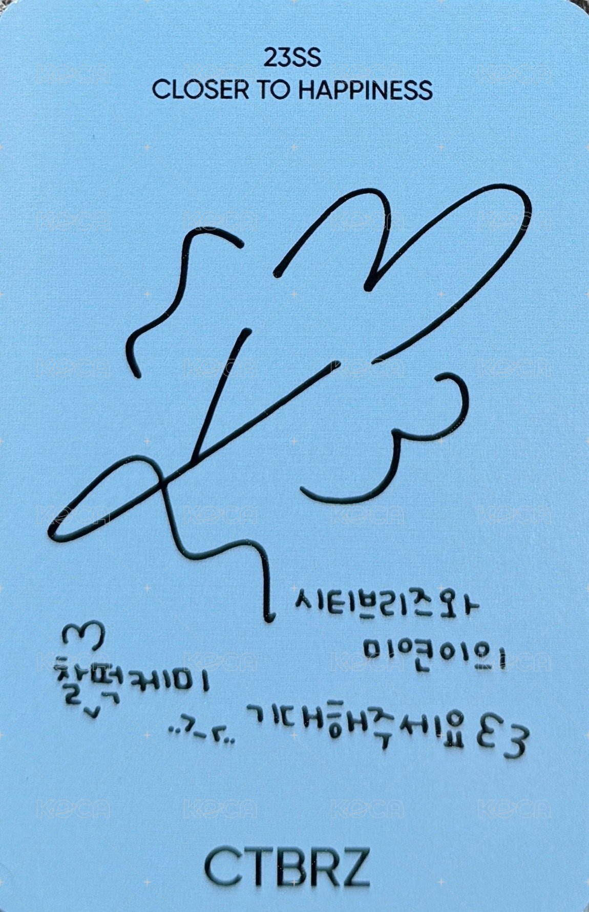 CTBRZ代言 衣服卡 1.0 代言卡  背面