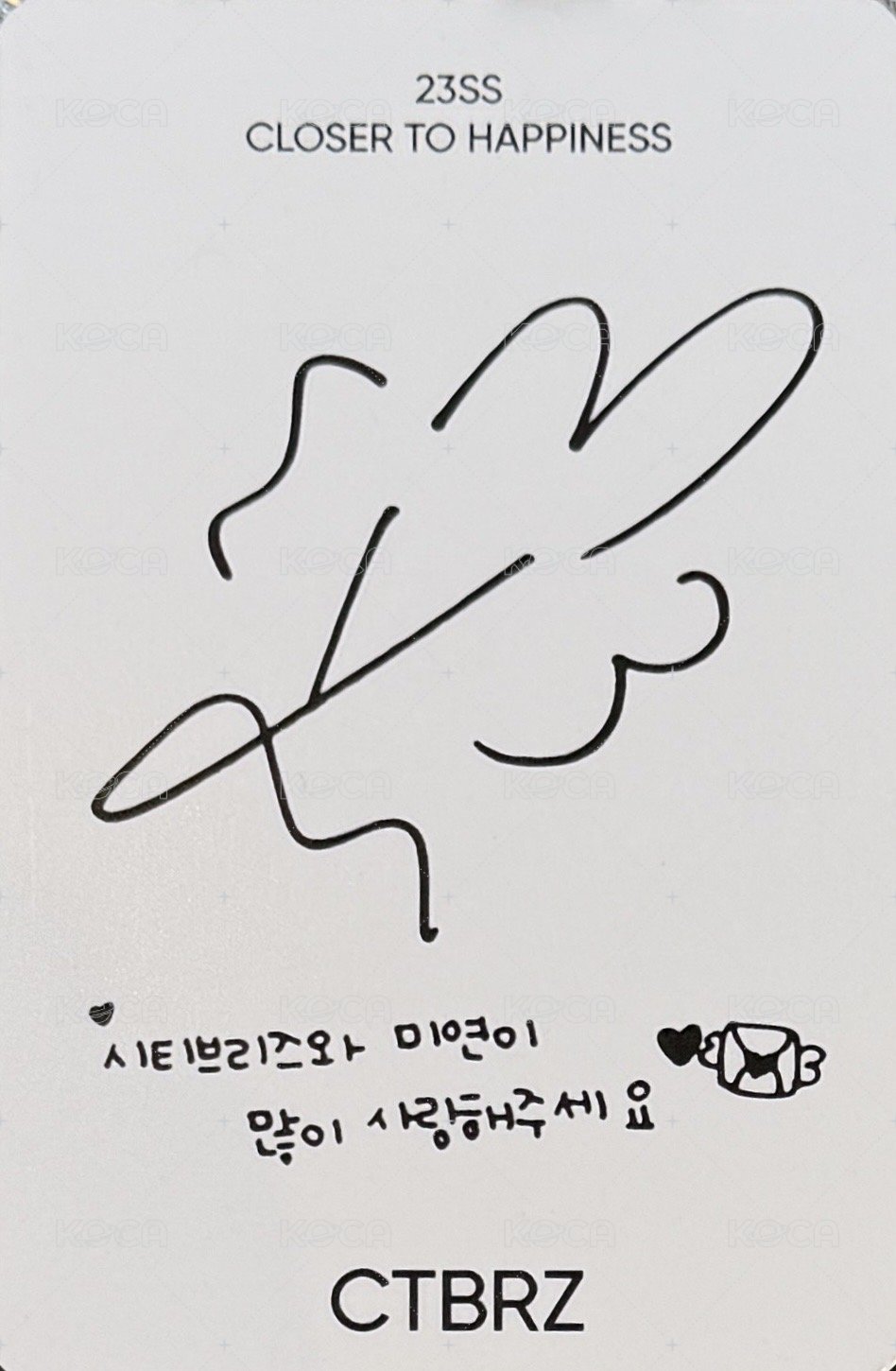 CTBRZ代言 衣服卡 1.0 代言卡  背面