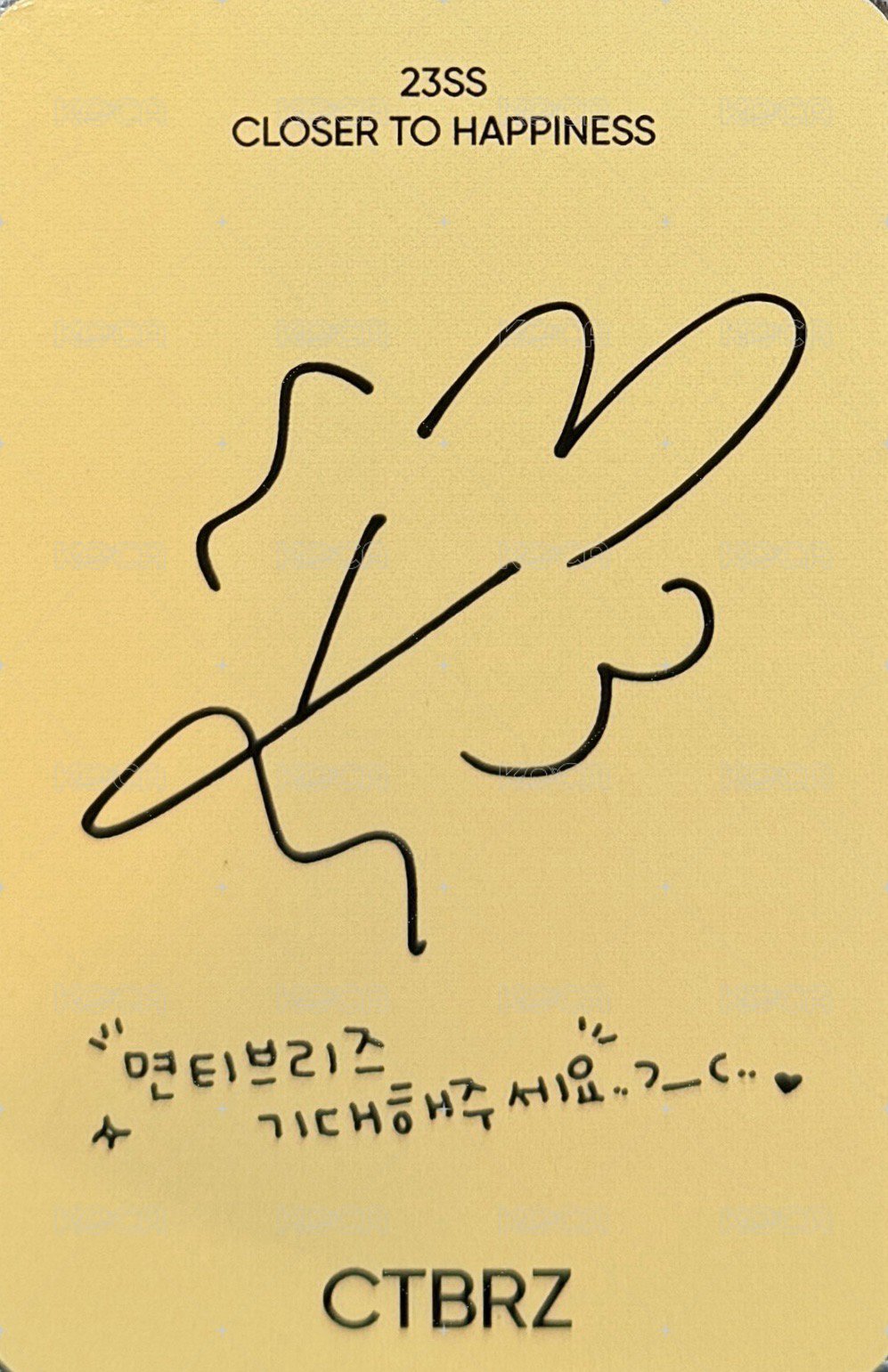 CTBRZ代言 衣服卡 1.0 代言卡  背面