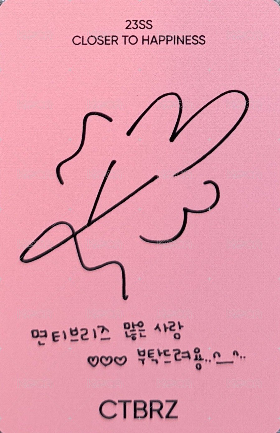 CTBRZ代言 衣服卡 1.0 代言卡  背面