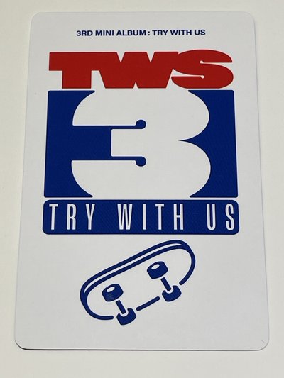 TRY WITH US yzy 7.0 簽售卡 