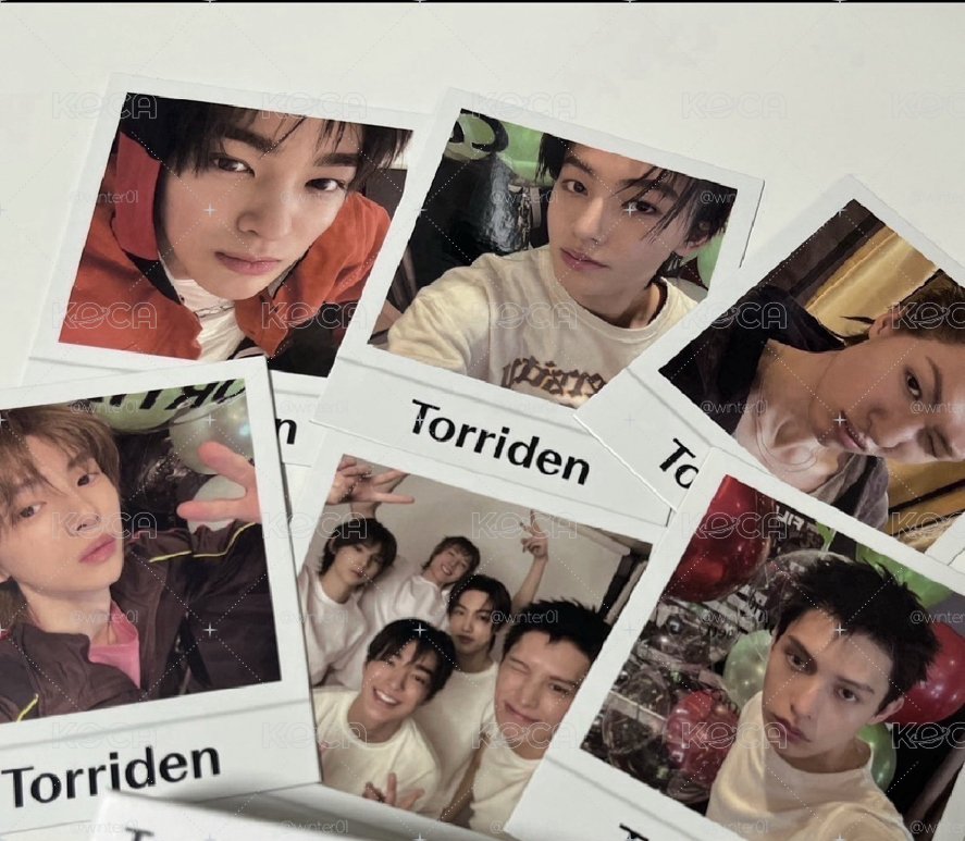 可收單成員｜cortis X Torriden 代言卡 (一套六張）