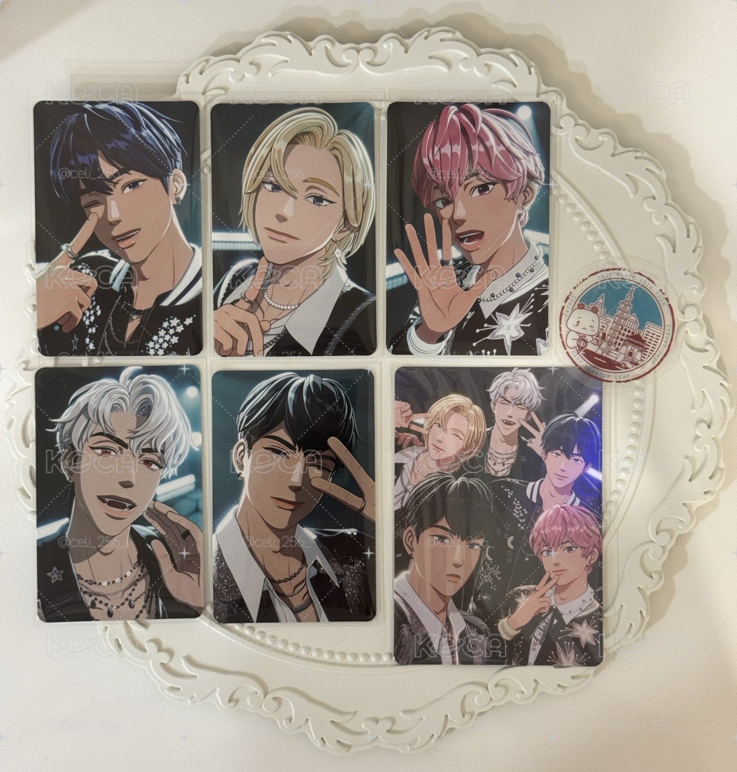 PLAVE 2025亞巡 台北場 入場特典（一套+團卡+貼紙）