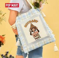 泰國限定哭娃 托特包 泰國泡泡瑪特CRYBABY HELLO THAILAND哈囉系列 托特包- 公主款(40x36cm)