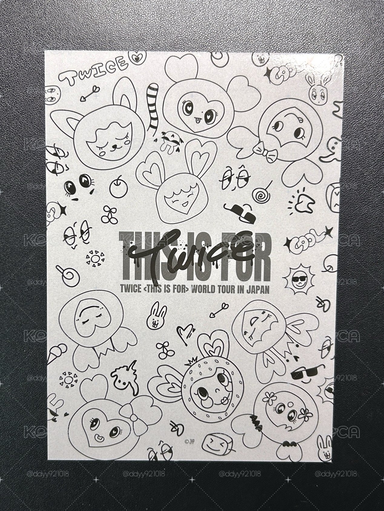 MINA 六巡隨機明信片大卡