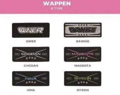 QWER韓安周邊 拆售